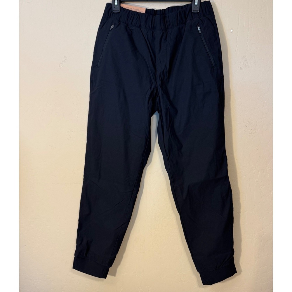 Eddie Bauer Jogger Pants Women‎ 8 Black Fleece Lined Outdoor Hiking NEW
